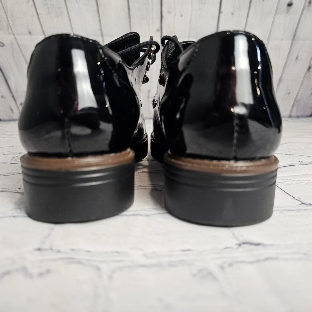 Flexi Comfort Shoes Women's‎ Size 9 Black Oxford Walking Casual Mexico